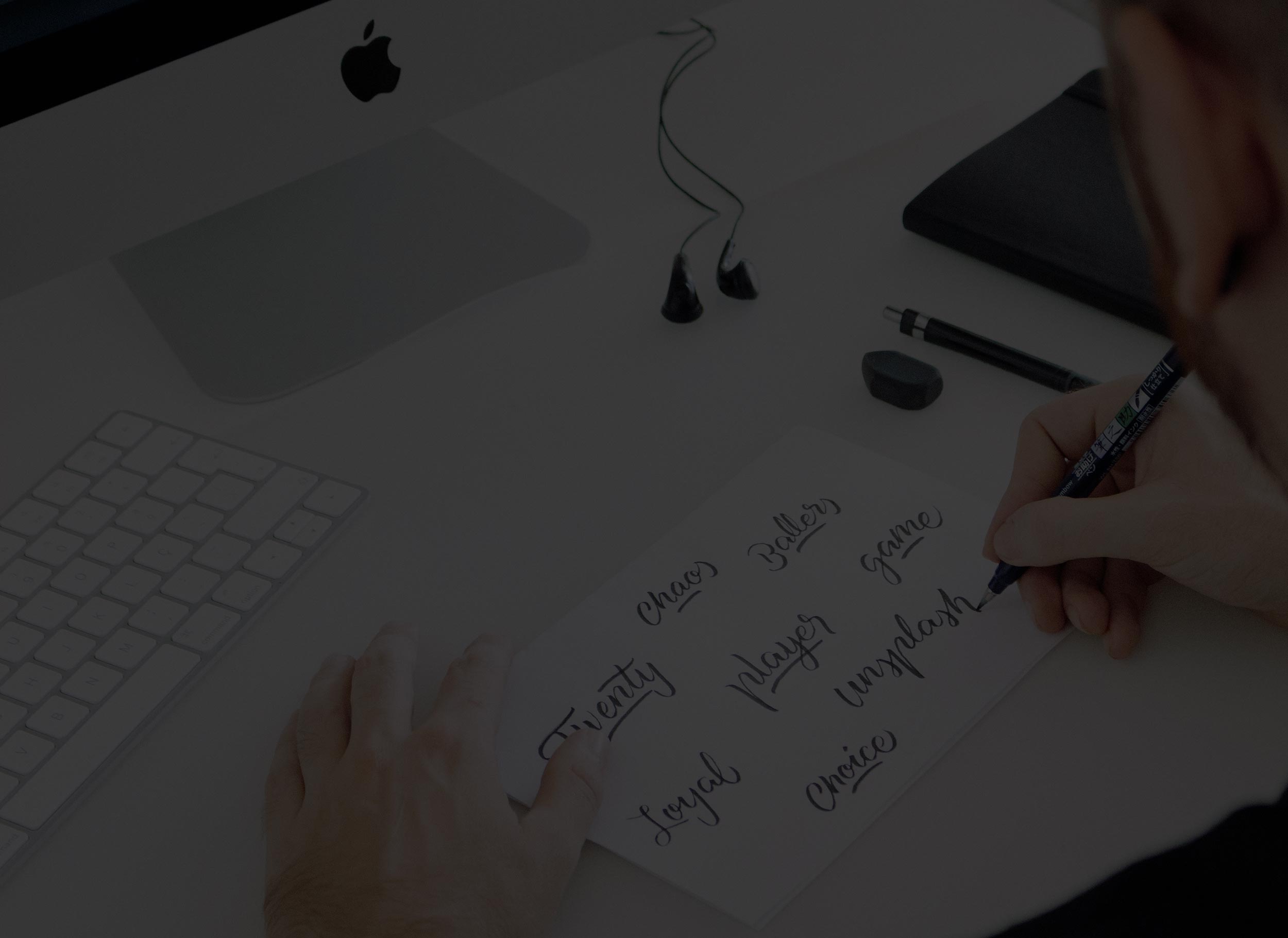 Fondo imagen creando logotipos